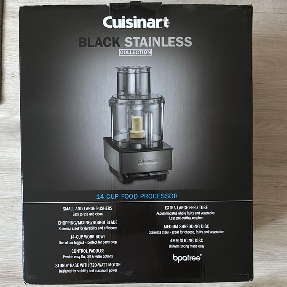 Cuisinart Black Stainless 14-Cup Food Processor
